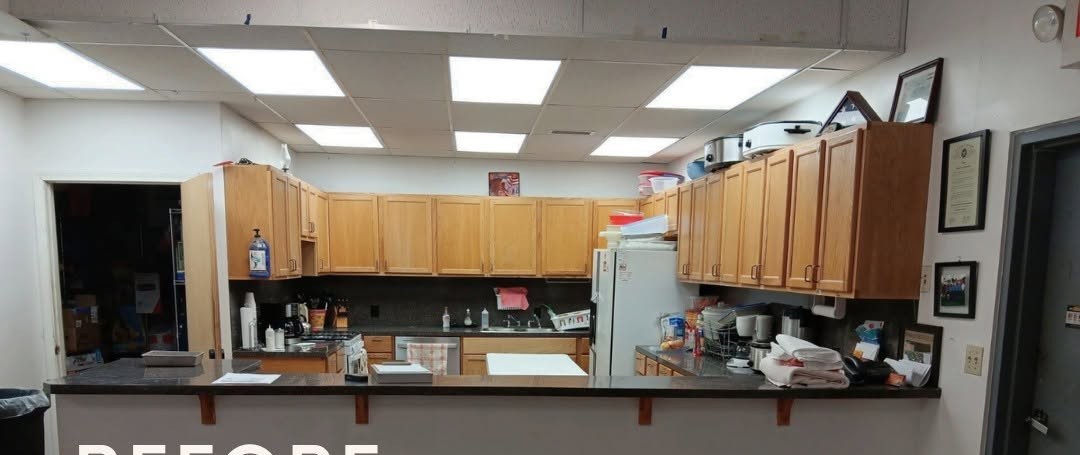 Commercial kitchen before renovation